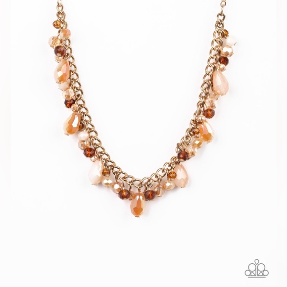 NWOT Golden Brown Necklace & Bracelet Combo - Picture 3 of 13